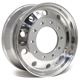 22.5x9.00 Alcoa 10x285mm Hub Pilot Mirror Polish Flat Face Front